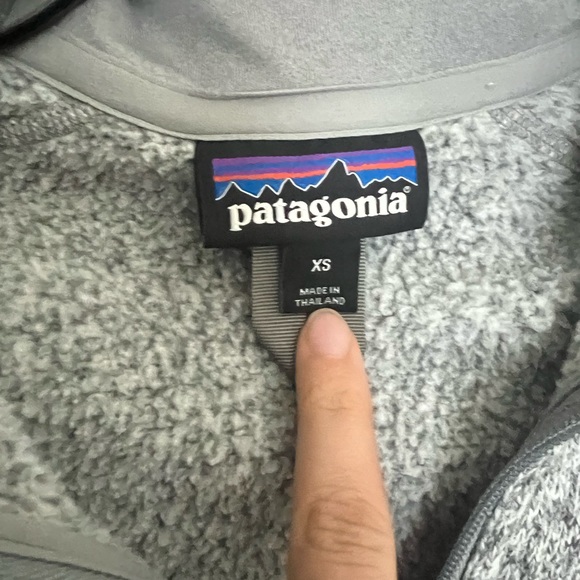 Patagonia Quarter Zip, light grey- XS - Picture 5 of 8